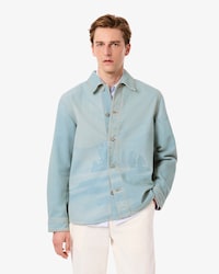 Sobrecamisa de Denim con Motivo Landscape