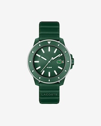 Rel&oacute;gio Masculino de Borracha Verde 