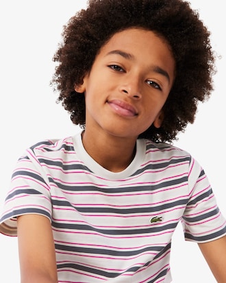 Camiseta Listrada de Algod&atilde;o