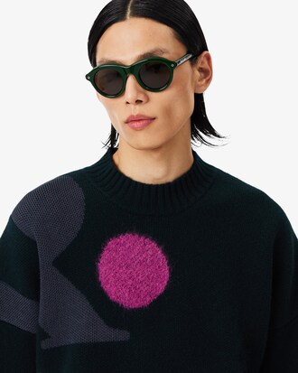 Suéter Jacquard com Padrão Gráfico Runway