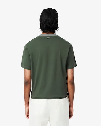 Camiseta em Malha de Algodão Bordada