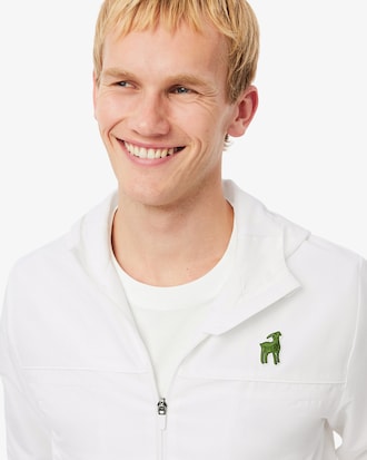 Campera con Capucha Lacoste x Novak Djokovic The GOAT