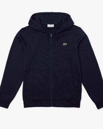 Moletom com Ziper e Capuz Sport Lacoste