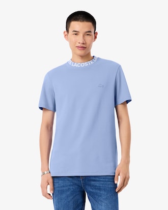 Remera De Piqu&eacute; Y Emblema En Jacquard