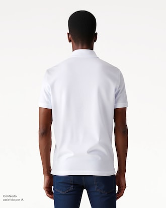 Cal&ccedil;a Jeans Indigo de Corte Reto com 5 Bolsos