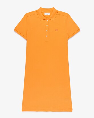 Vestido Estilo Polo De Piqu&eacute; Elastizado Slim Fit
