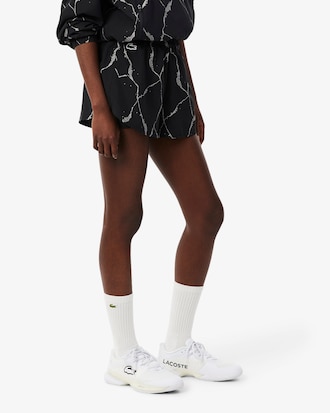 Shorts de tenis forrado con estampado reflect