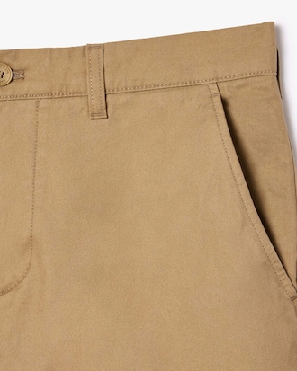 Pantalón De Sarga De Algodón Straight Fit