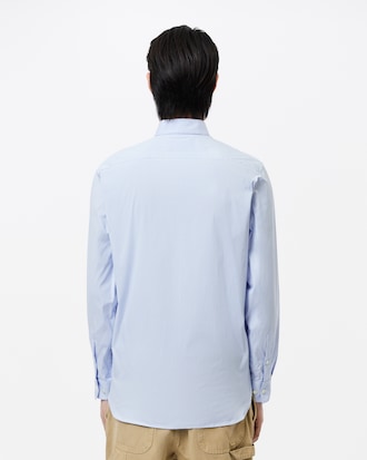 Camisa Rayada De Algodón Elastizado Al Cuerpo