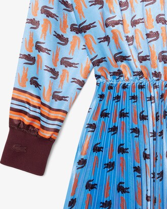 Cal&ccedil;a de Cetim Plissada FW24 Runway