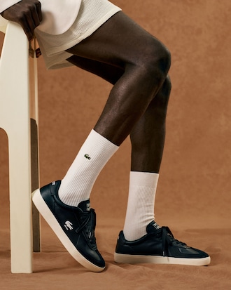 Zapatillas De Hombre De Cuero Baseshot Pro