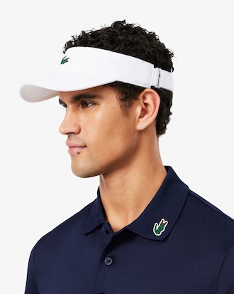 Visera deportiva de tafet&aacute;n diamantado