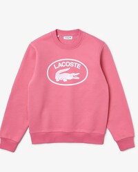 Moletom feminino em fleece de algod&atilde;o org&acirc;nico com modelagem solta