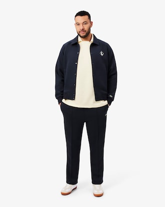 Polo em Moletom com Aplique Bordado Corte solto