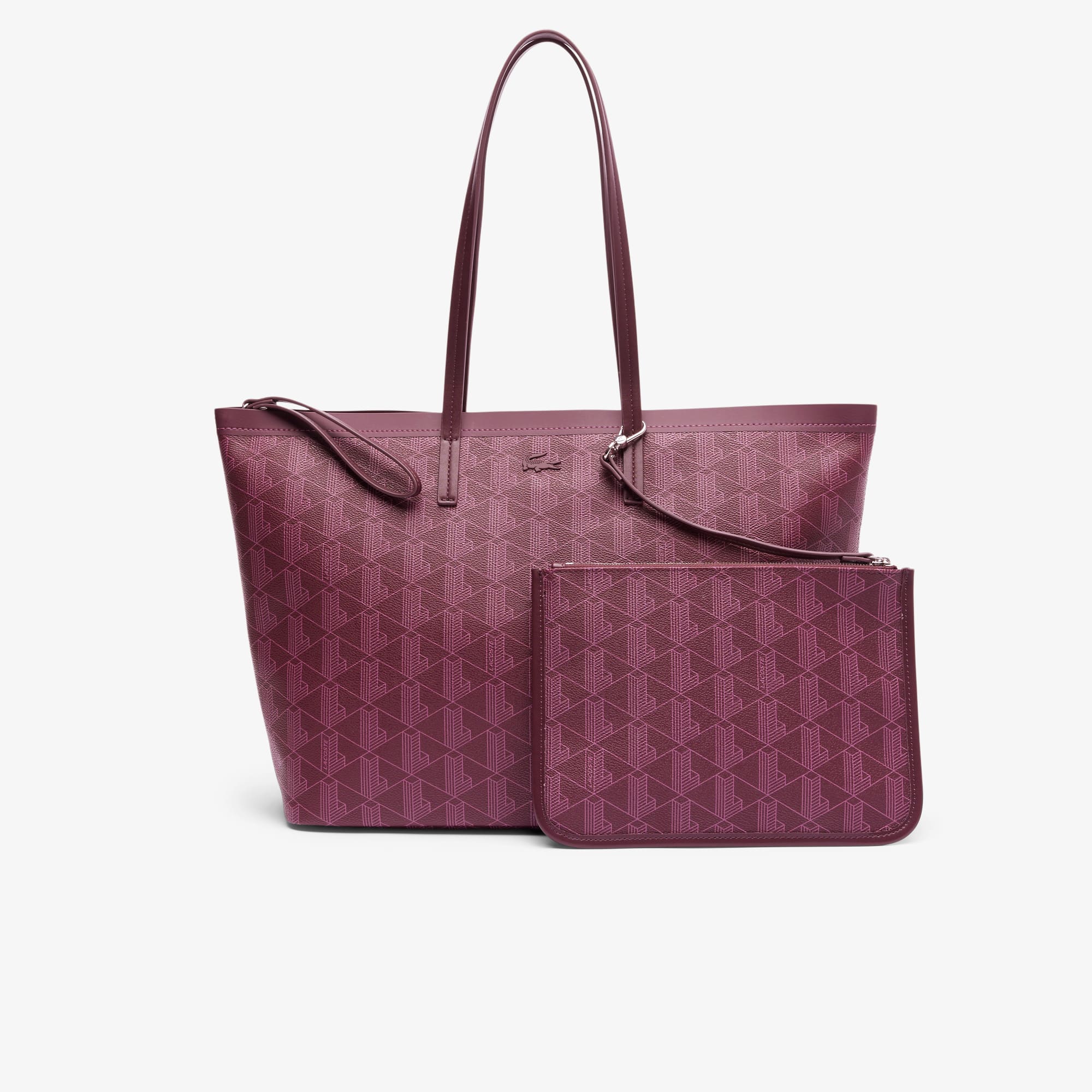 Bolsa Tote Zely Lacoste com Bolso Removível em Monograma