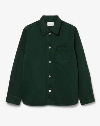 Sobrecamisa Oversized em Denim