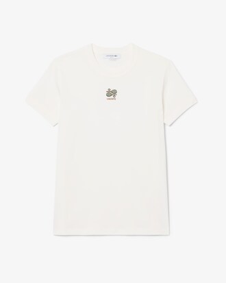 Embroidery Accent Jersey T-shirt