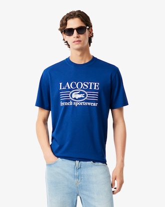 Polo De Algodón De Fit Clásico Con Estampado