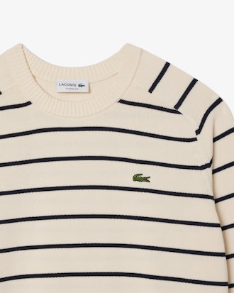 Su&eacute;ter Masculino Listrado de Algod&atilde;o em Modelagem Cl&aacute;ssica