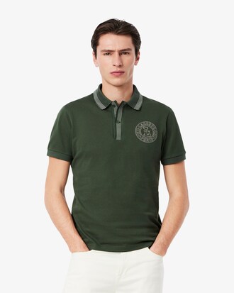 Polo L.12.12 Con Emblema Estampado Fit Regular