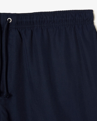 Bermudas de tenis ligeras de tafet&aacute;n de rombos