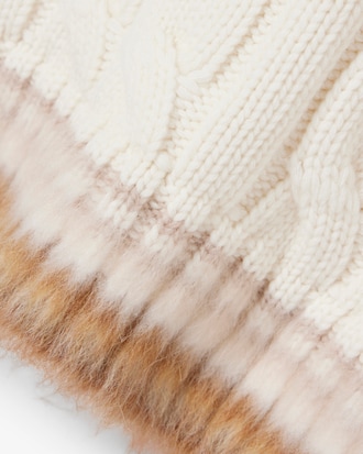 Colete de Malha de Lã com Cordões