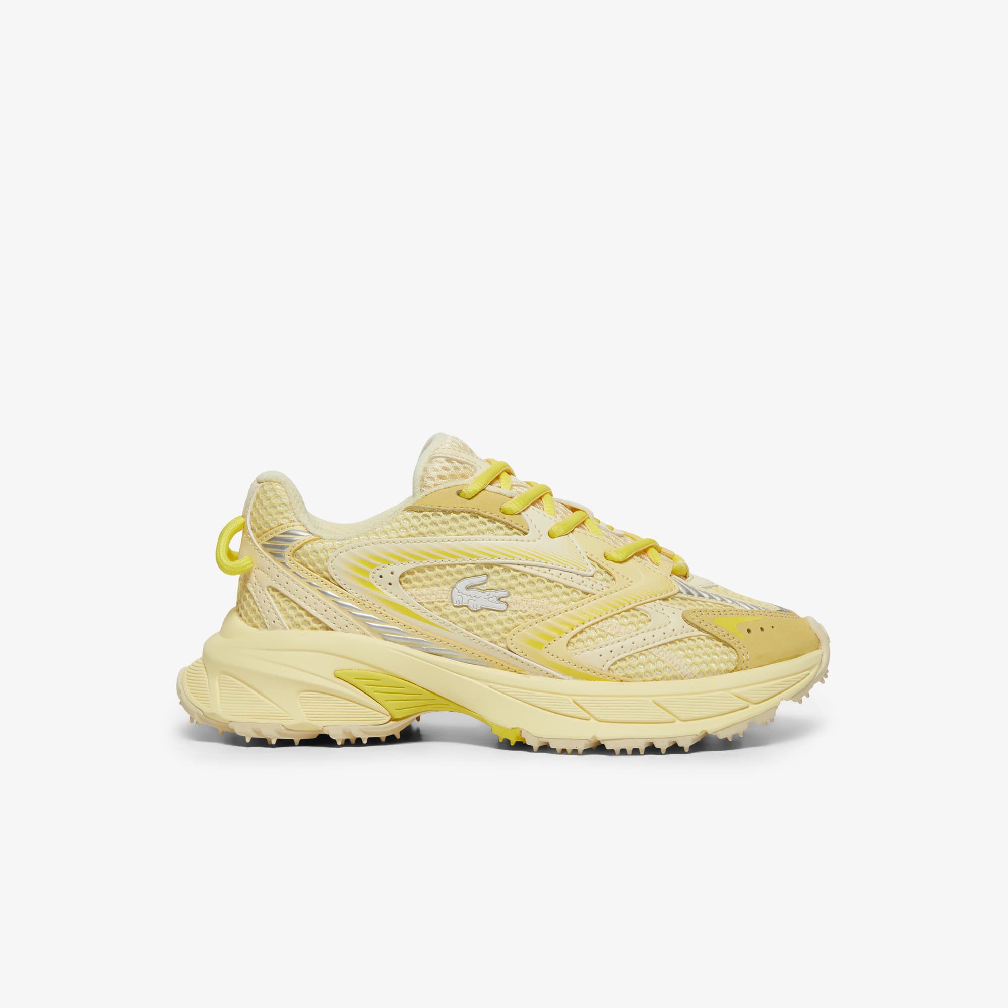Tênis de Malha Feminino L003 Neo Shot Lacoste em Dois Tons