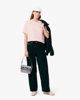 Camiseta de Algod&atilde;o com Caimento Relaxado