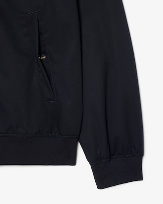 Campera Harrington de sarga hidr&oacute;fuga
