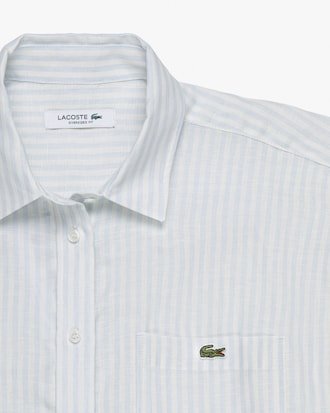 Camisa Oversized de Lino sin Mangas