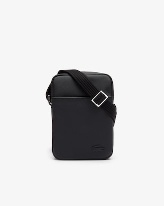 Bolsa vertical masculina clássica em Petit Piqué com zíper