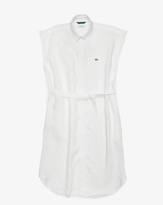 Vestido Camisero de Lino Oversized