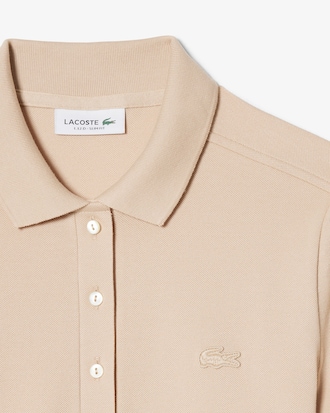 Vestido Estilo Polo De Piqu&eacute; Elastizado Slim Fit