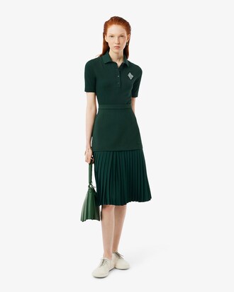 Pollera Satinada Plisada Runway