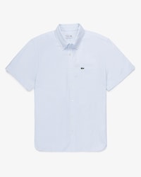 Camisa Regular Fit de Manga Curta em Oxford