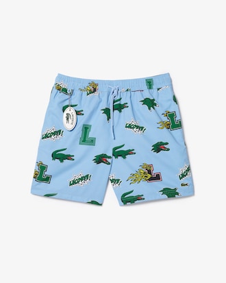 Cal&ccedil;&atilde;o de Banho Masculino Lacoste Holiday com forro em tela