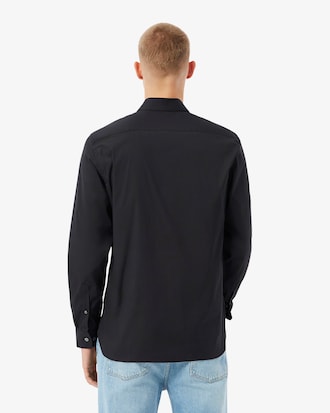 Camisa Slim Fit em Popeline Stretch