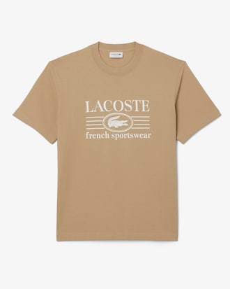 Camiseta de Algodão com Estampa, Ajuste Clássico