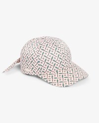 Tie Accent Satin Cap