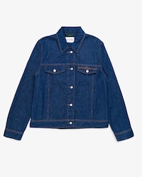 Jaqueta em Denim de Algod&atilde;o