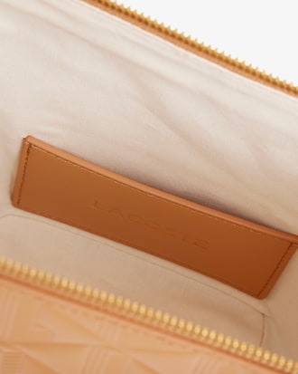 Small Maheki Embossed Leather Hobo Bag