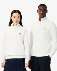 Buzo Cuello Alto con Cierre y Estampa