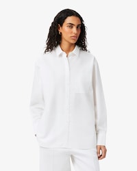 Camisa Oversized em Popeline de Algod&atilde;o