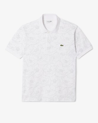 Polo L.12.12 Estampa De Floral Classic Fit