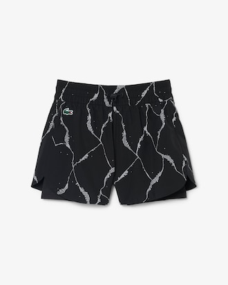 Shorts de tenis forrado con estampado reflect