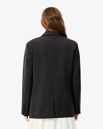 Blazer de mezcla de lana