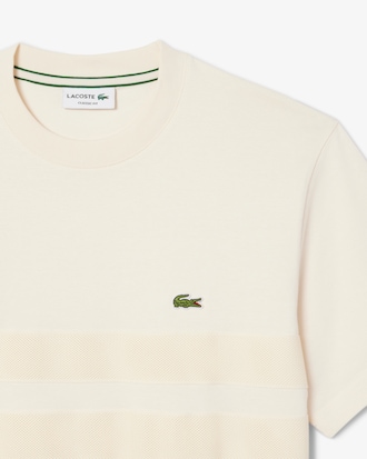 Camiseta com Faixa de Malha Pesada