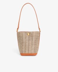 Small Summer Pack Raffia Bucket Bag
