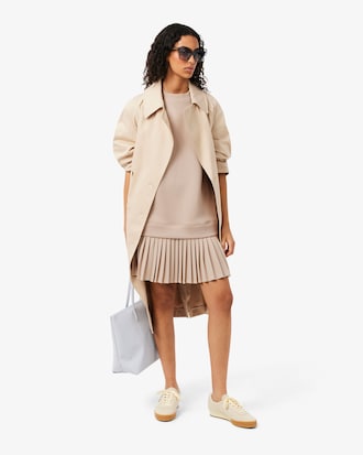 Vestido tipo buzo de algod&oacute;n oversize