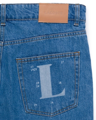 Bermuda Jeans Masculina de Corte Reto